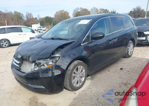 2016 Honda Odyssey Se из США, поврежденный, VIN 5FNRL5H3XGB132611
